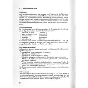 Lehrplan Violine