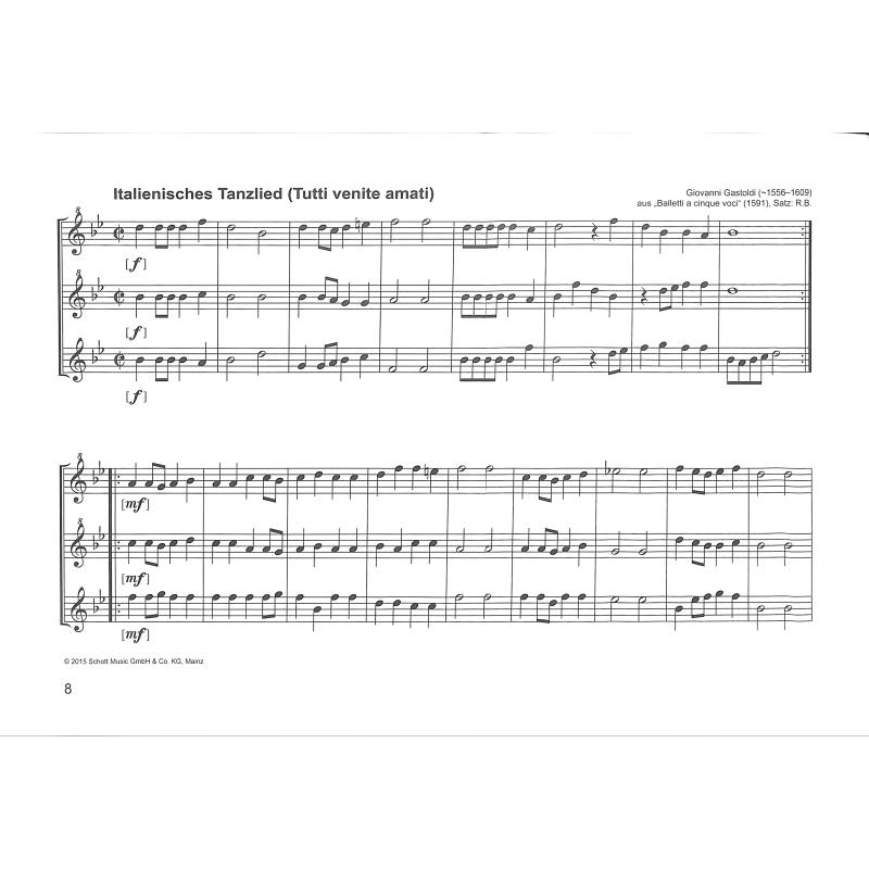 Zu dritt im Flötenzirkus