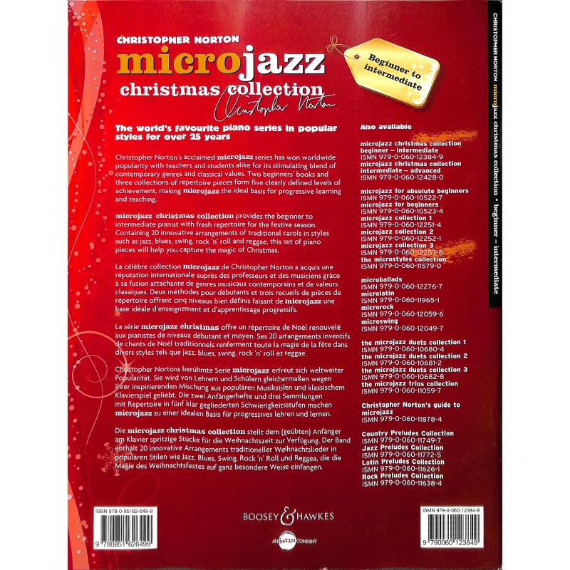 Microjazz christmas collection