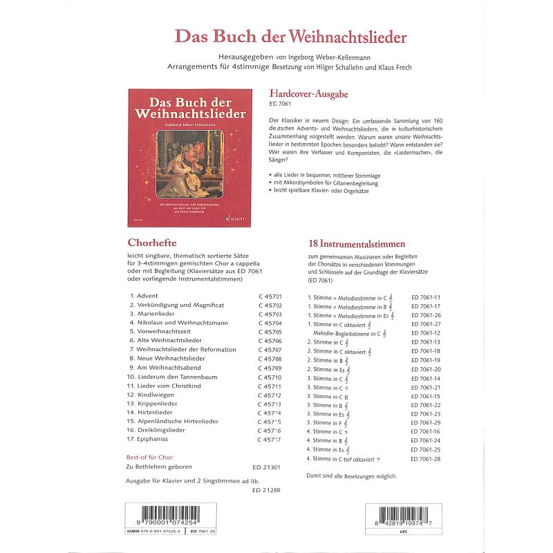 Das Buch der Weihnachtslieder