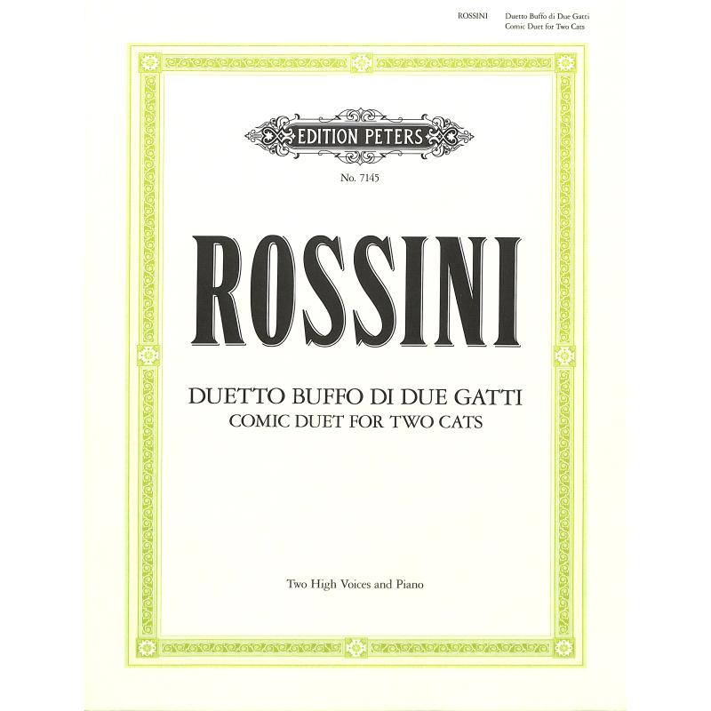 Duett buffo di due gatti