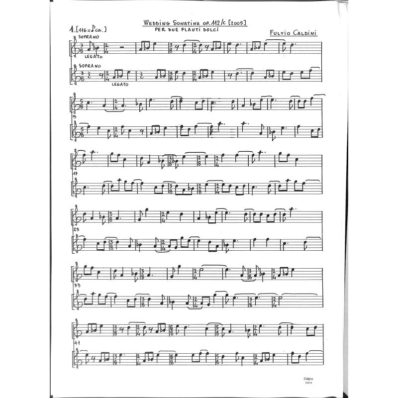 Wedding Sonatina op 112c
