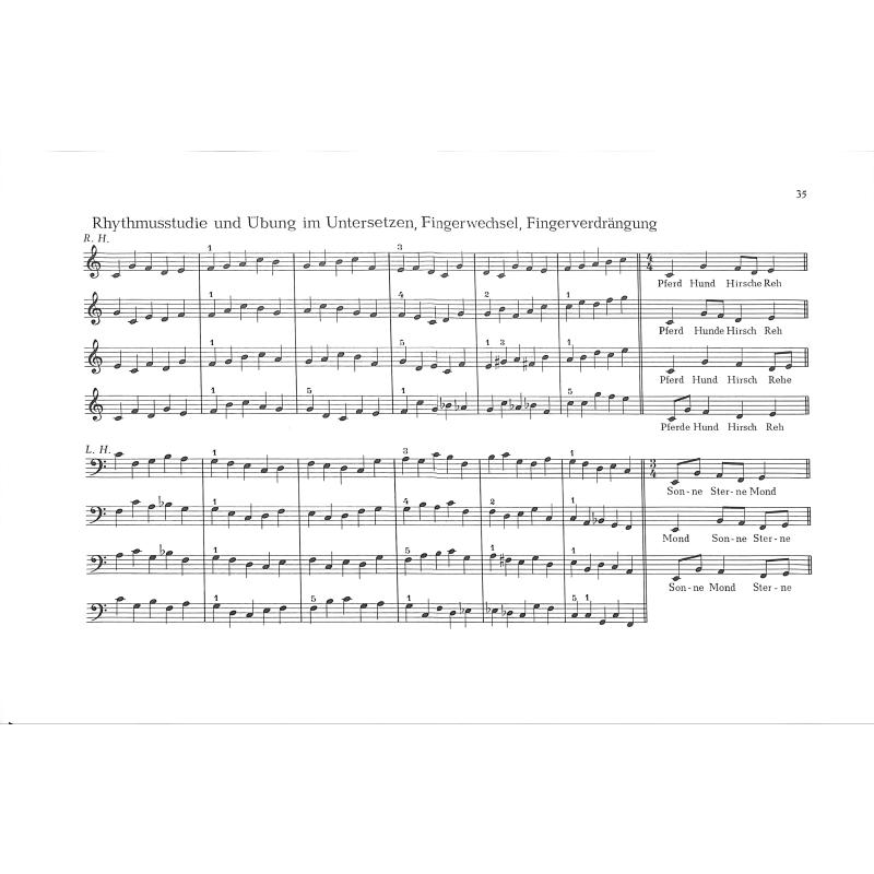 Neue Anleitung für das Klavierspiel 1