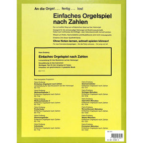Einfaches Orgelspiel nach Zahlen