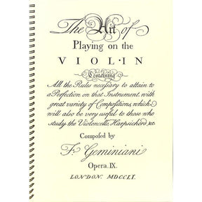 The art of playing on the violin