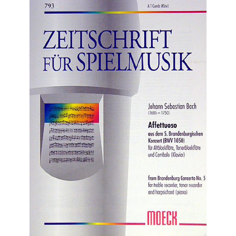 Affettuoso (Brandenburgisches Konzert 5 BWV 150)
