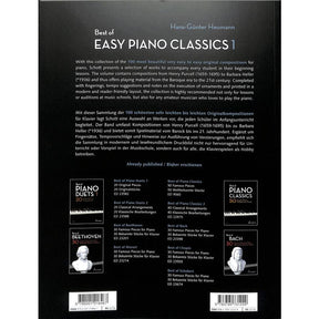 Best of easy piano classics 1