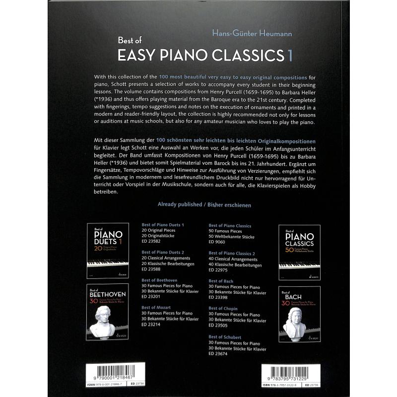 Best of easy piano classics 1