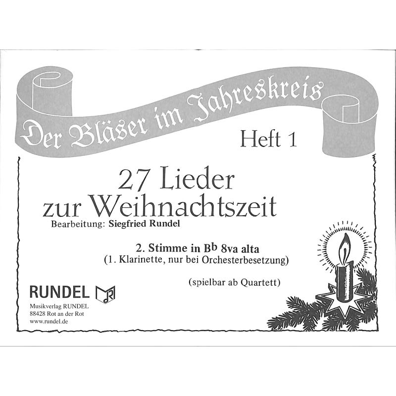 27 Lieder zur Weihnachtszeit 1