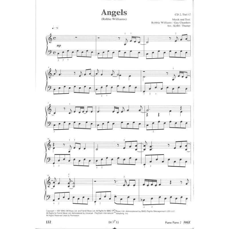 Piano Piano 2 - die 100 schönsten Melodien von Klassik bis P