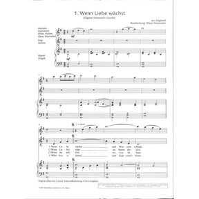 Wenn liebe wächst - Hochzeitsliederbuch