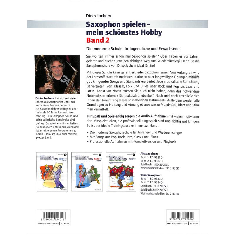 Saxophon spielen mein schönstes Hobby 2