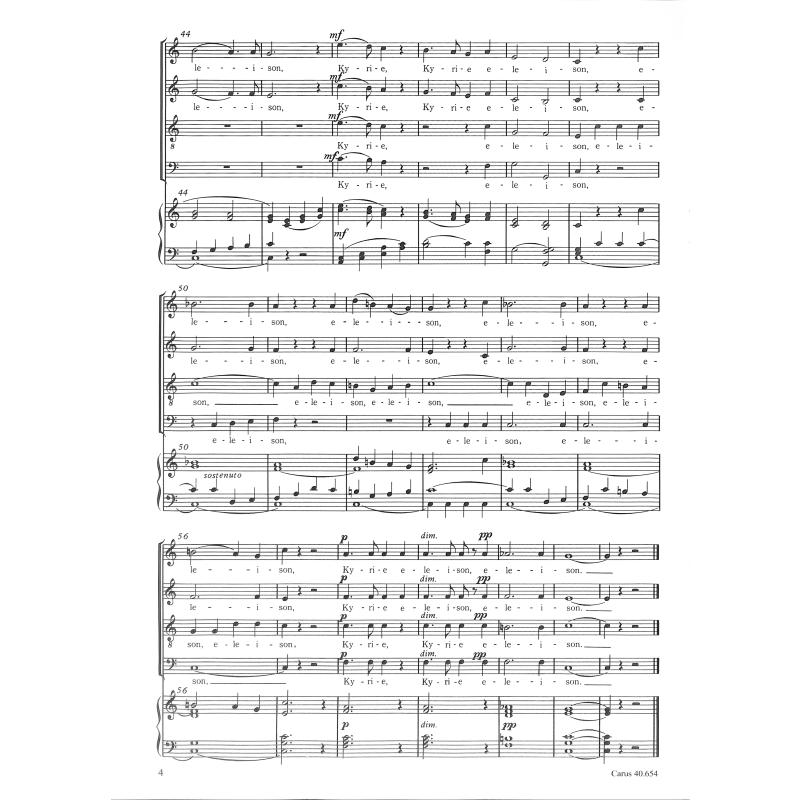 Messe breve 7 C-Dur