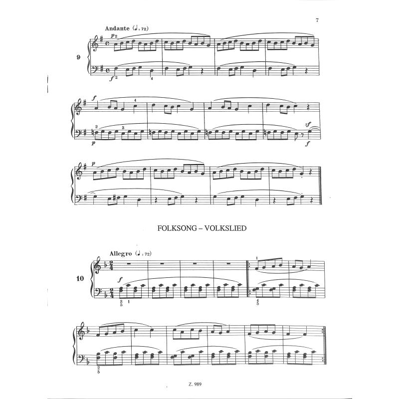 Die erste Zeit am Klavier