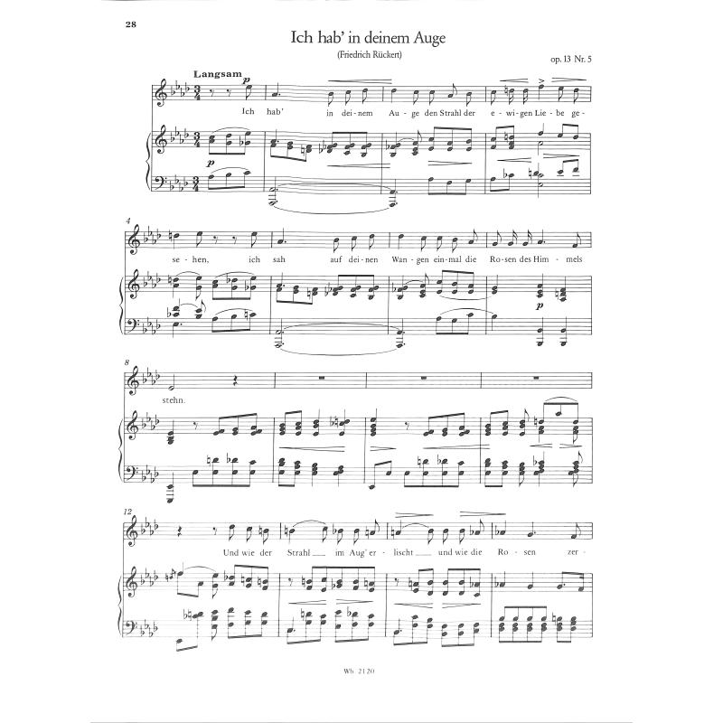 Sämtliche Lieder 1