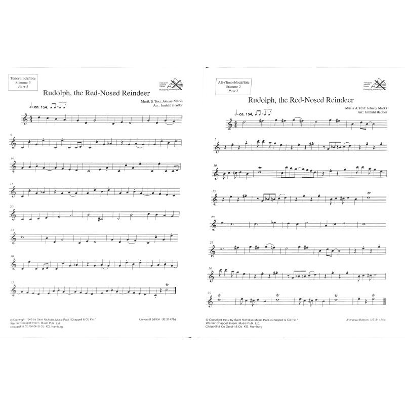 Rudolph the red nosed reindeer + other christmas carols