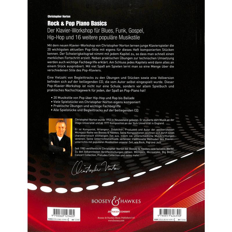 Rock + Pop piano basics