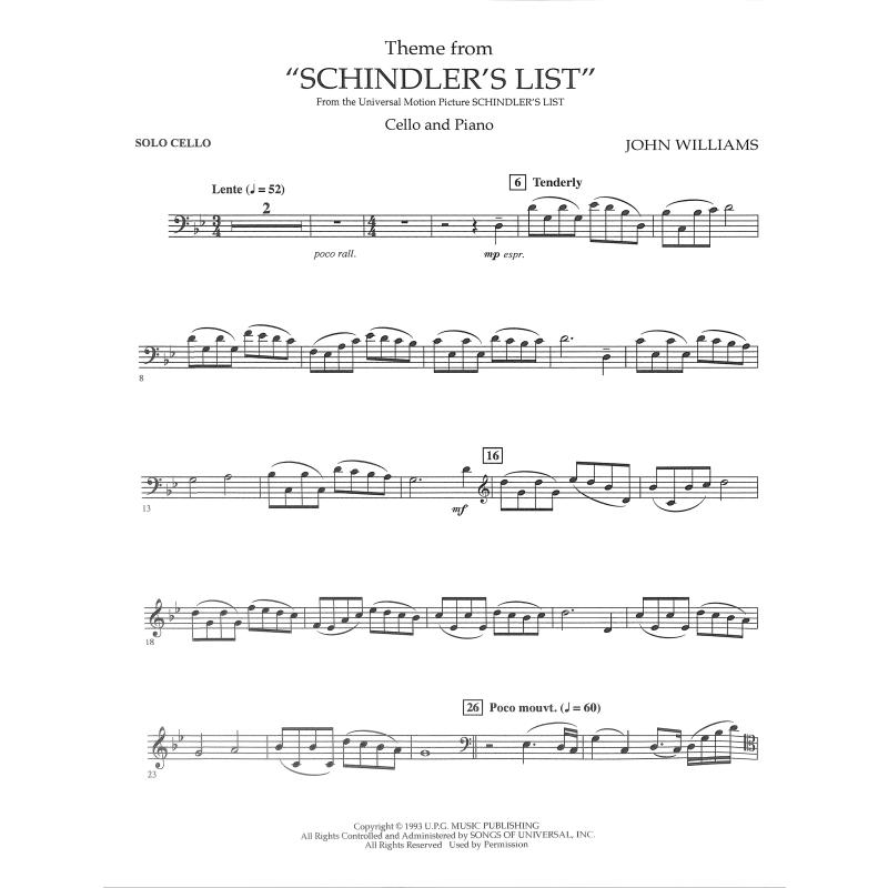 Theme from Schindler´s List