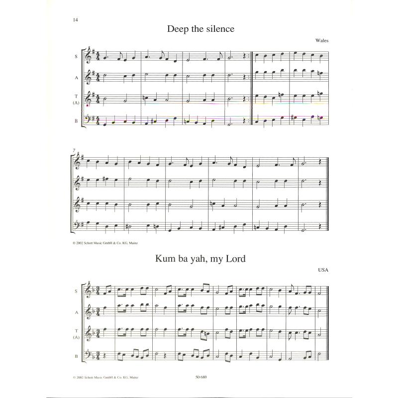 Folk for four - leichte Blockflötenquartette 7