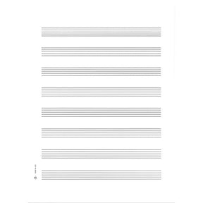 Notenheft A4 hoch 16 Seiten