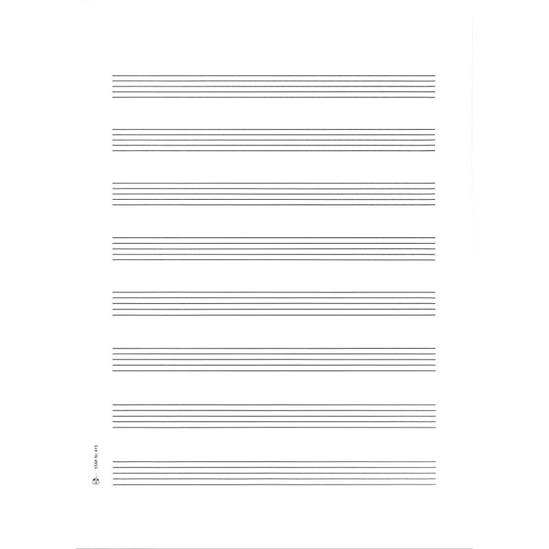 Notenheft A4 hoch 16 Seiten