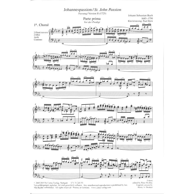 Johannes Passion BWV 245