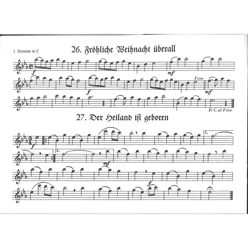 27 Lieder zur Weihnachtszeit 1