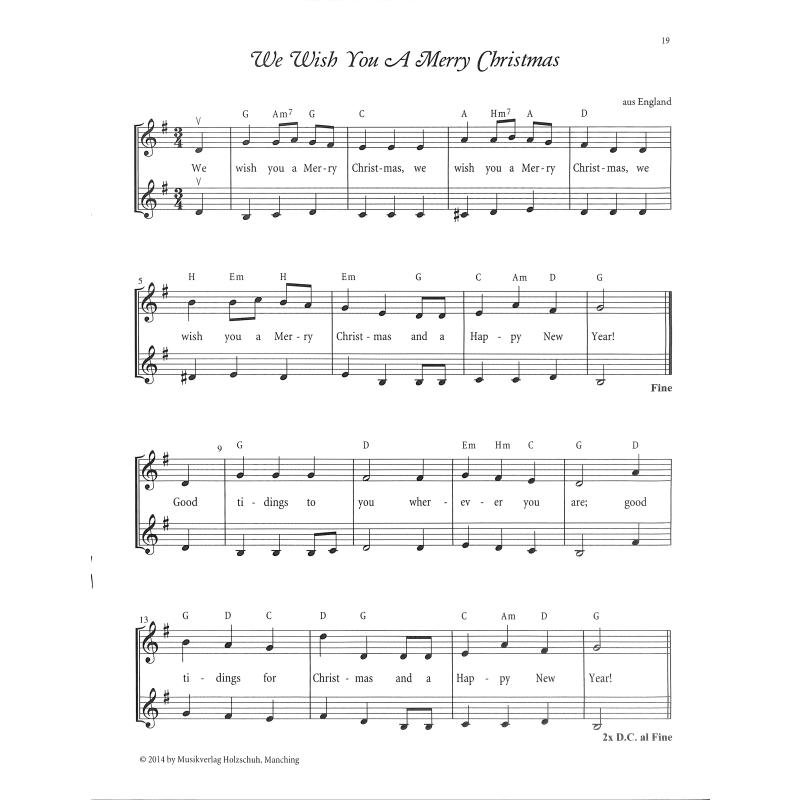 Weihnachten mit meiner Violine