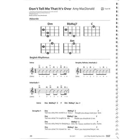 Let's play ukulele - Spielbuch | Pop Rock Hits