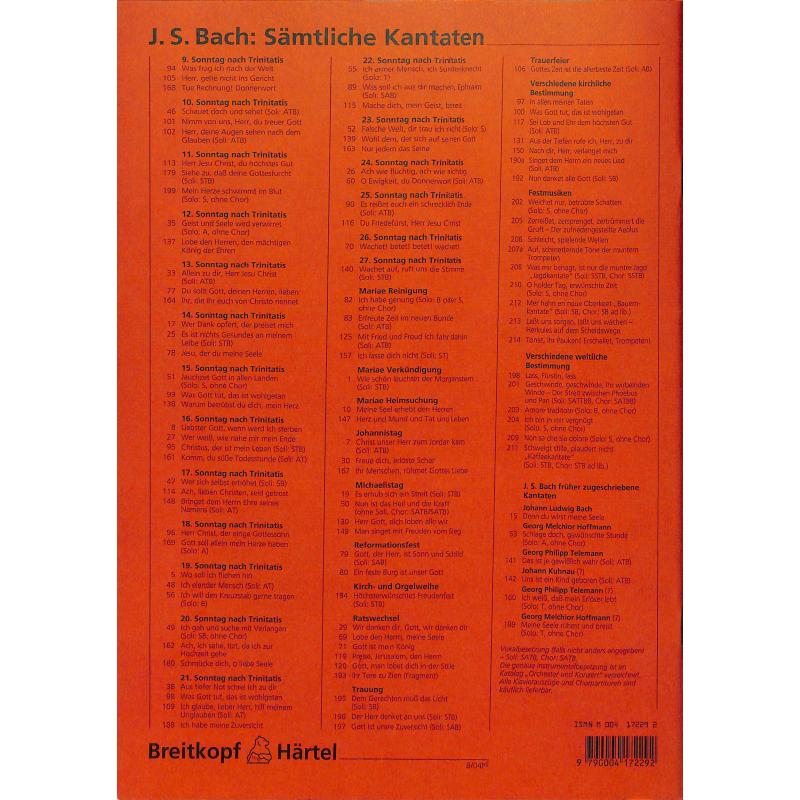 Kantate 75 Die Elenden sollen essen BWV 75