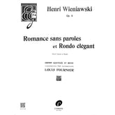 Romance sans paroles et rondo elegant op 9
