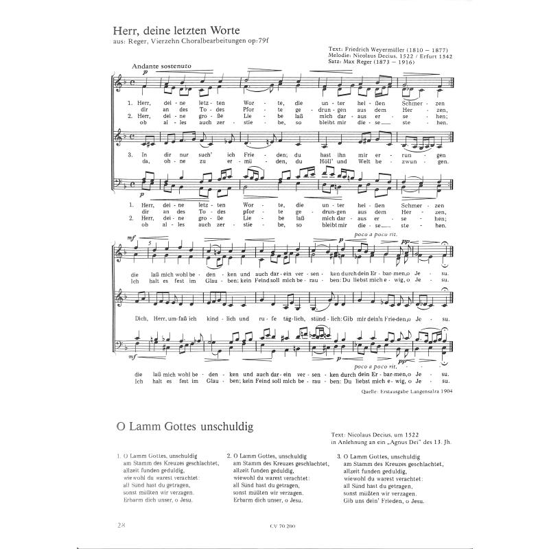 Geistliche Chormusik der Romantik