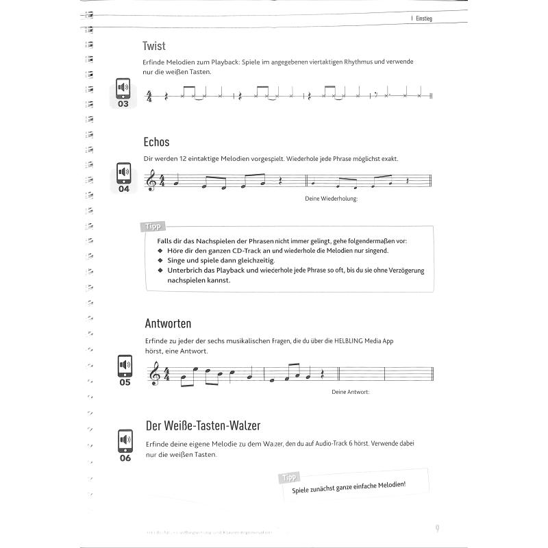 Liedbegleitung und Klavierimprovisation