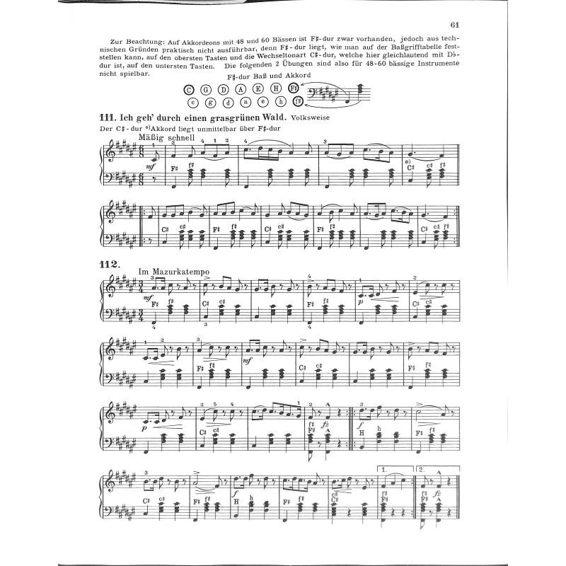 Volkstümliche Akkordeon Schule 2