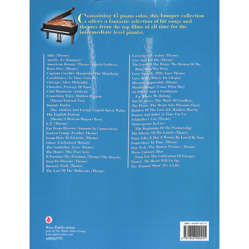 Great piano solos - Film book