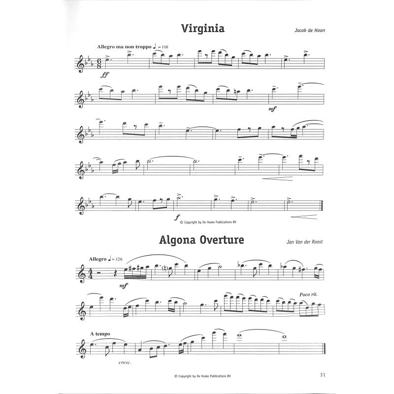 Voorbeeldrepertoire Examen B