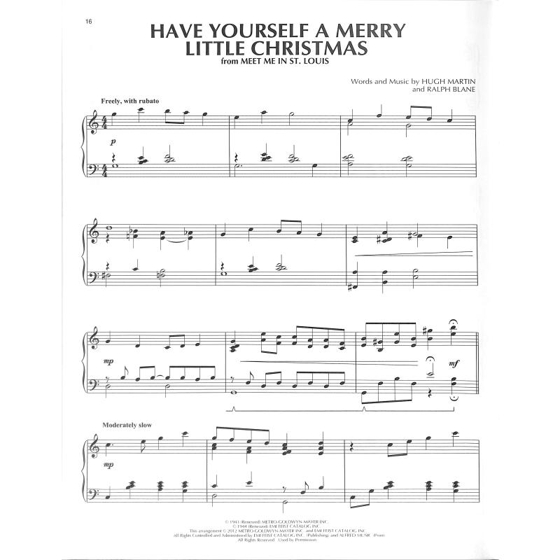 Christmas at the piano