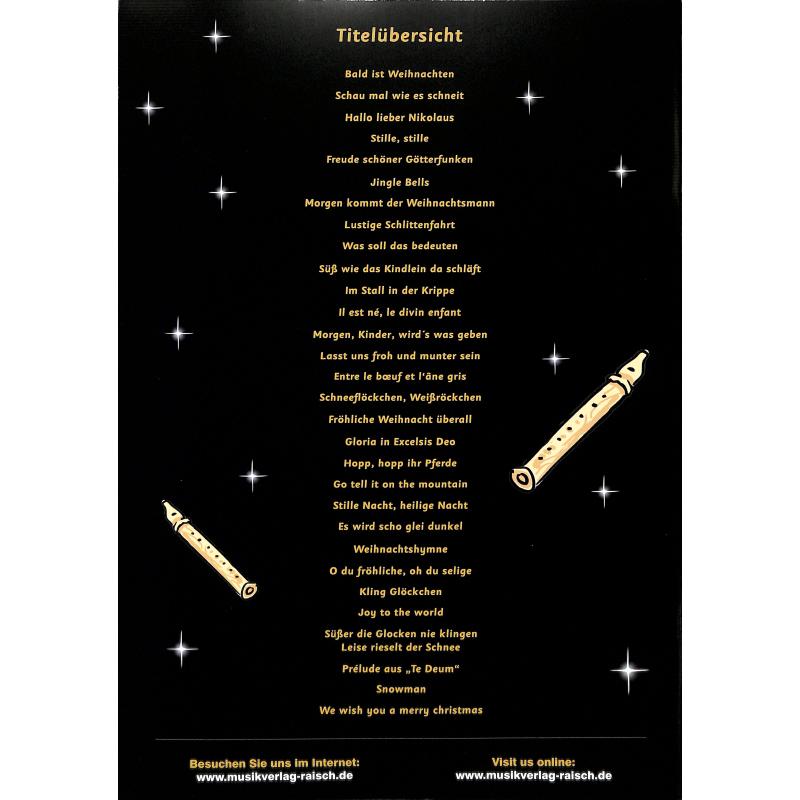 Weihnachtshits für Flötenkids