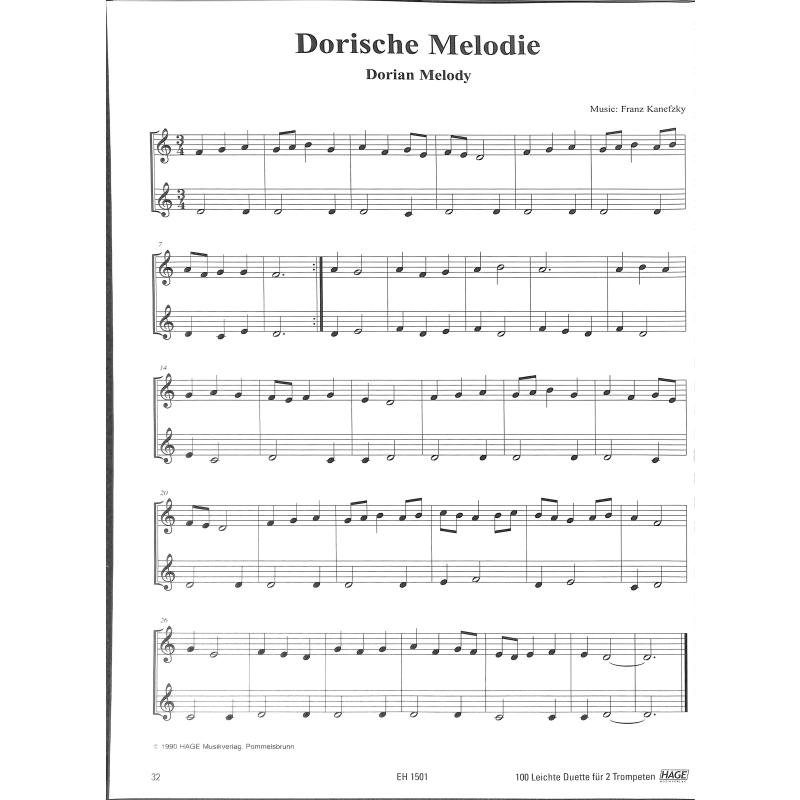 100 leichte Duette