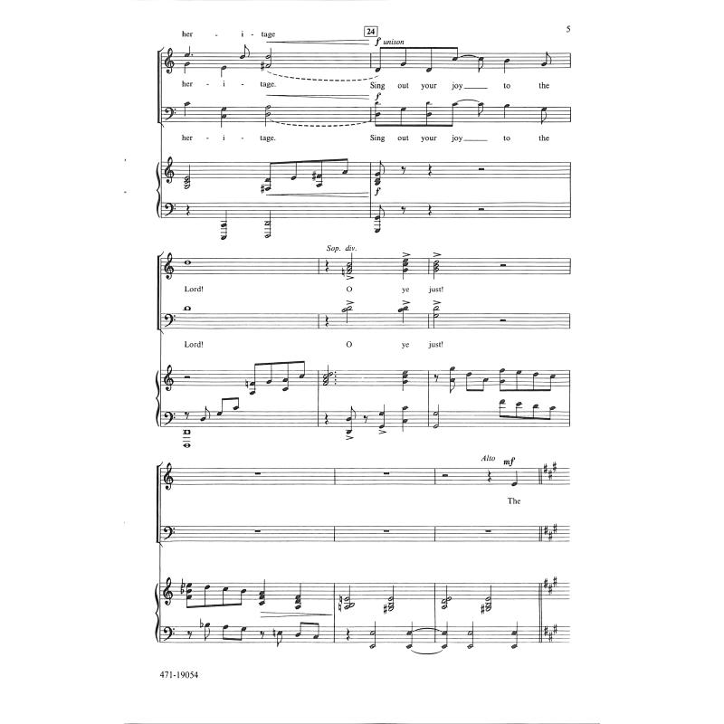 Sing out your joy