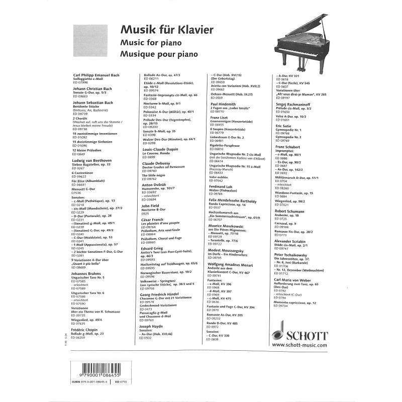 Kinderszenen op 15 - Auswahl