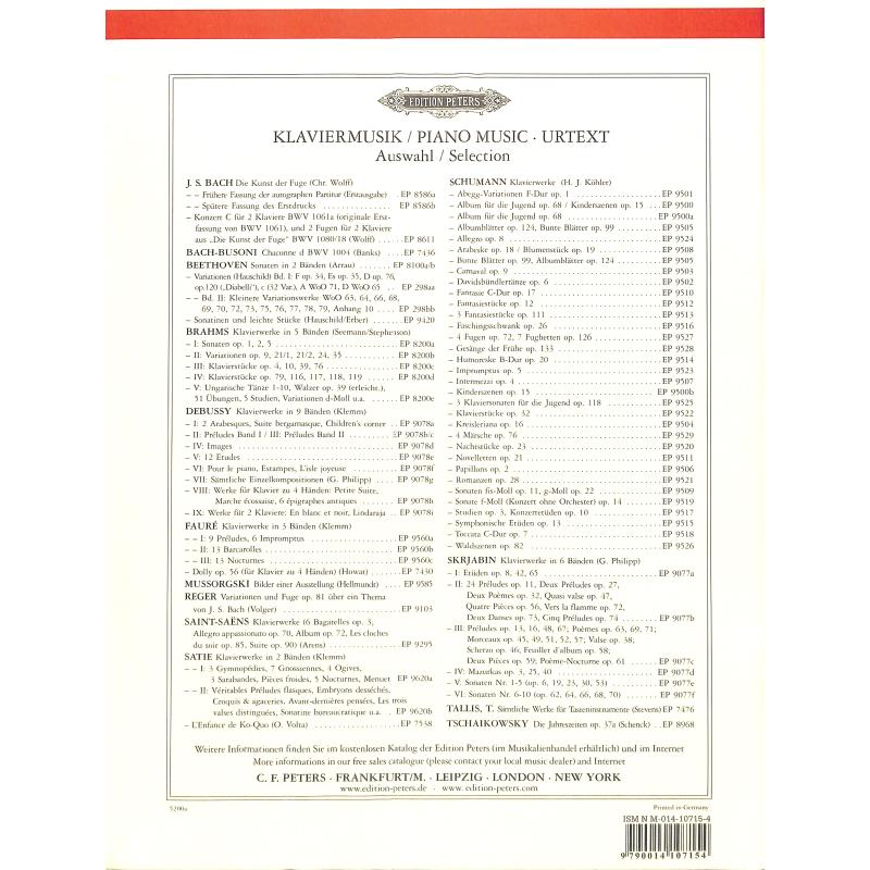 Variationen über trockene Blumen e-moll op 160 D 802