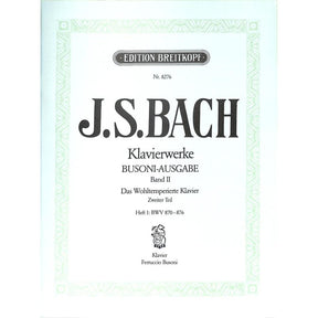 Das wohltemperierte Klavier 2/1 BWV 870-876