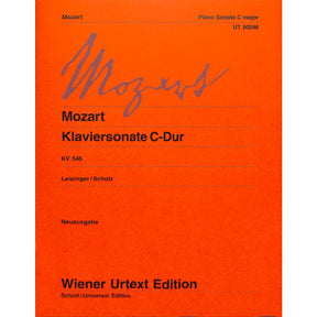 Sonate 16 C-Dur KV 545 (la facile)