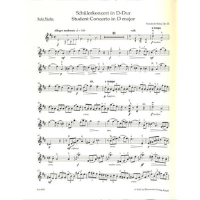 Konzert D-Dur op 22