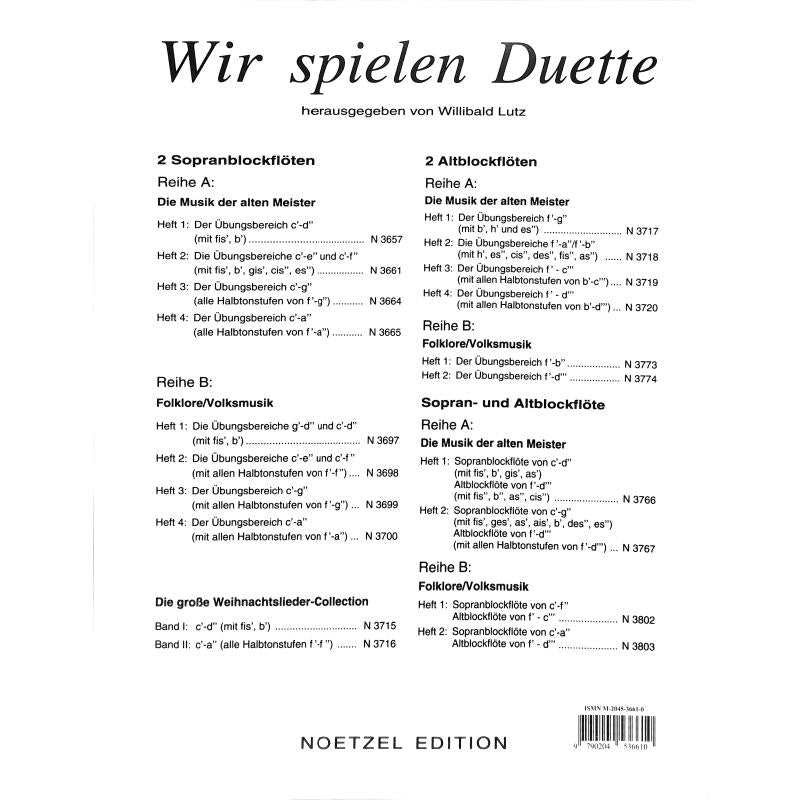 Wir spielen Duette A/2