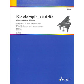 Klavierspiel zu dritt 2 | Leichte Stücke für Klavier zu 6 Hä