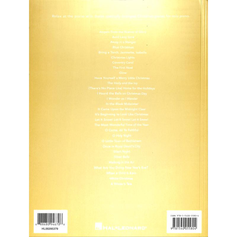 Peaceful christmas piano solos