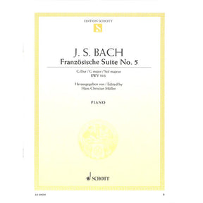 Französische Suite 5 G-Dur BWV 816