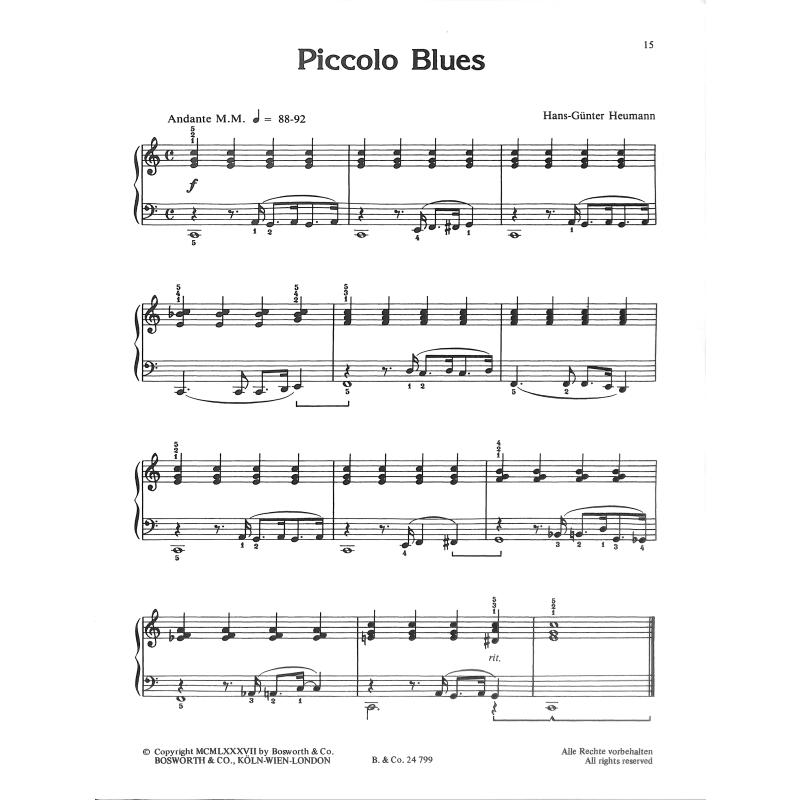 Childrens Blues Piano